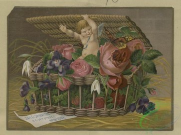 angels-00023 - 1599-Trade cards depicting flowers, an angel, basket and butterfly.102549 [2865x2147]