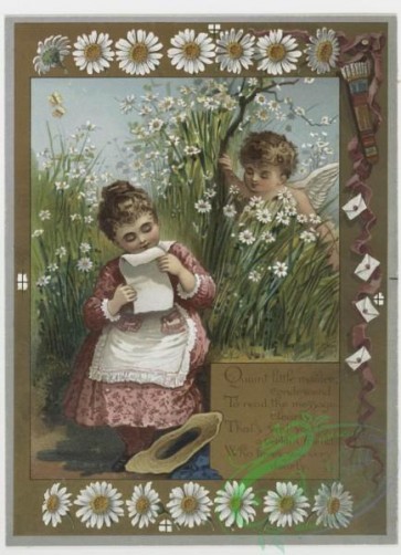 angels-00038 - 209-New Year cards and Valentines depicting flowers, birds, butterflies, angels, and young girls.104052 [1111x1533]
