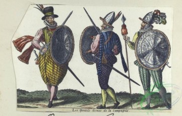 military_fashion-08052 - 103570-Netherlands, 1580-1585-Les gentils homes de la compagnie (Vereenigde Provincien der Nederlanden - onderofficier d compagnie schutters, 1580)