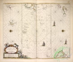 antique_maps-01645 - Pascaerte vande Zvyd-zee tussche California, en Ilhas de Ladrones.Additional Paskaert van de Zuydt-zee van California tot de Eylanden de Ladrones