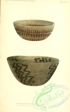 crockery-00086 - 030-Eastern Californian Coiled Basket