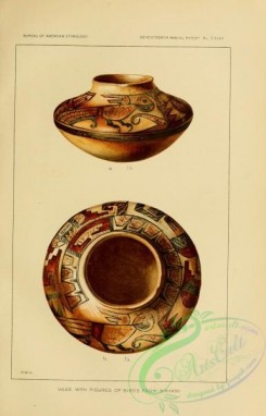 crockery-00151 - 022-Vase with figures of birds from sikyatki
