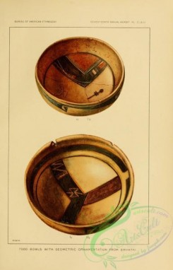 crockery-00164 - 035-Food Bowls with geometric ornamentation from sikyatki