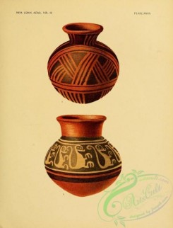 crockery-00202 - Globular vase with linear decorations, Vase