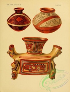 crockery-00205 - Lost color ware and alligator ware Vases