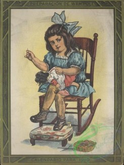 ephemera_advertising_trading_cards-00060 - 0060-Girl sewing doll's dress, bow-knot, chair, needle [2267x3000]