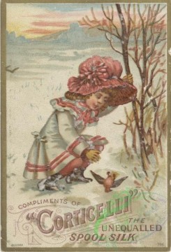 ephemera_advertising_trading_cards-00495 - 0495-Girl with bird, red hat, spring [2043x3000]