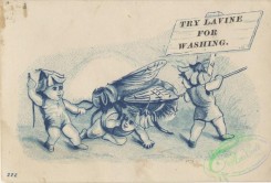 ephemera_advertising_trading_cards-00776 - 0776-Boys, fighting with fly, flower hat, road sign [3000x2030]