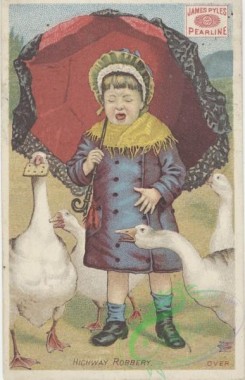 ephemera_advertising_trading_cards-00793 - 0793-Crying girl, goose, umbrella [1937x3000]