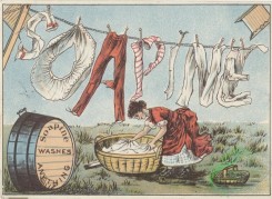 ephemera_advertising_trading_cards-00829 - 0829-Tub, washing clothes, woman in red dress [3000x2188]