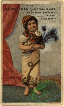 ephemera_advertising_trading_cards-01158 - 1158-Girl, national dress, feather [1810x3000]