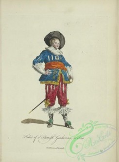 fashion-00911 - 153-Habit of a Flemish gentleman in 1620, Gentilhomme Flamand