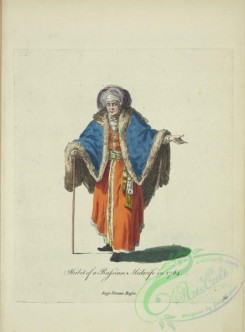 fashion-01086 - 334-Habit of a Russian midwife in 1764, Sage femme Russe