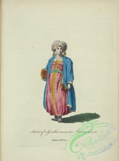 fashion-01087 - 335-Habit of a gentlewoman in Moscow in 1768, Femme de Moscou