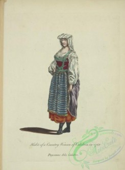 fashion-01124 - 372-Habit of a country woman of Clabria in 1768, Paysanne de la Calabre