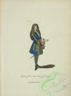 fashion-01158 - 409-Habit of Louis XIV King of France, Louis XIV Roi de France