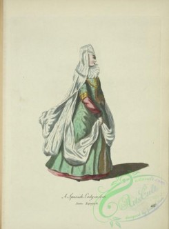 fashion-01173 - 424-A Spanish lady in 1626, Dame Espagnole