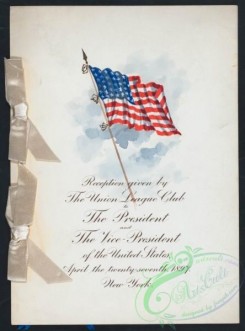 menu-00625 - 00715-USA flag, nice handwriting font