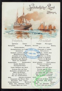 menu-01900 - 01826-Steamship, Ships, Sea, boats