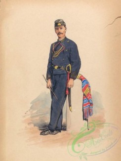 military_fashion-00096 - 101263-Mexico, 1826-1862-Soldier in blue uniform
