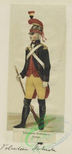 military_fashion-00771 - 100912-Belgium, 1788-1800-Voluntaire brabancon. Soldat