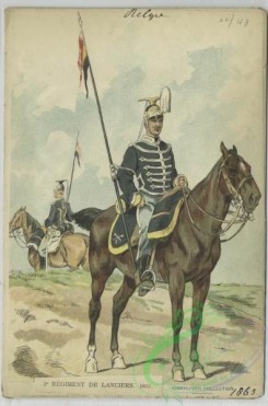 military_fashion-00953 - 105839-Belgium, 1853-1889-2-e Regiment de lanciers. 1863