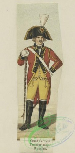 military_fashion-01201 - 200006-Belgium, 1788-1800-Grand serment tambour-major. Bruxelles