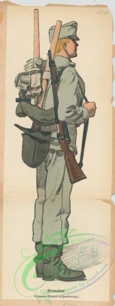 military_fashion-02556 - 103698-Austria, 1896-1906-Pionnier (Sommer-Marsch-Adjustierung)