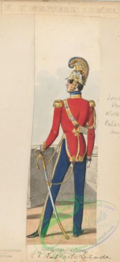 military_fashion-02918 - 104865-Austria, 1848-K.K. Oestere. Armee, Hofdienst-Uniform, KK. Lomb. Venet. Adelige Leibgarde