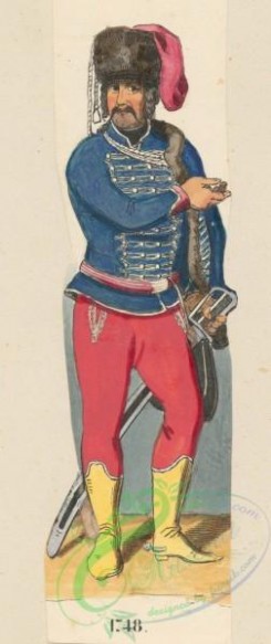 military_fashion-03234 - 105208-Austria, 1741-1756-Husaar 1748