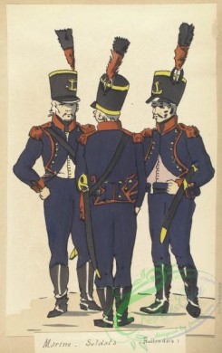 military_fashion-07873 - 101771-Netherlands, 1807-Marine - Soldats (Hollandais)