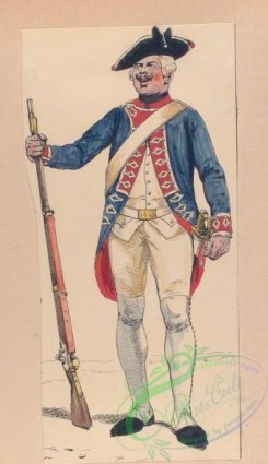 military_fashion-08028 - 103346-Netherlands, 1754-1764-Hollandsche Guardes Musketier (ae). 1754
