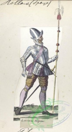 military_fashion-08102 - 103705-Netherlands, 1204-1575-Lancearius Hispanus