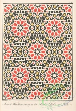 ornaments-00043 - 044-Mosaik-Wandverzierung in der Moschee Lashar zu Kairo