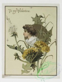 prang_cards_kids-00020 - 0200-Valentines, Christmas and Easter cards depicting children, bees, butterflies, and botanical ornamentation 103988