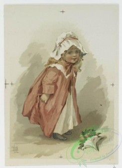 prang_cards_kids-00076 - 0522-Birthday, Christmas and New Year cards depicting girls, flowers and crackers 106420