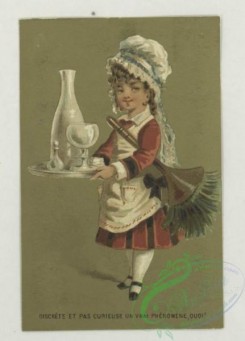 prang_cards_kids-00254 - 1793-Cards depicting children in the following professions-a coachman, a concierge, a jockey and a maid 103727