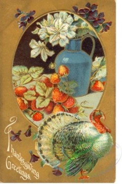 thanksgiving_day_postcards-00102 - 102-Turkey, Strawberry, Vase [1998x3000]